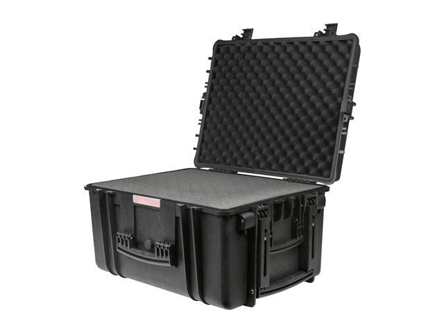 Monoprice Weatherproof Hard Case - 26' x 20' x 14' With Wheels and Customizable Foam, IP67 Level Dust And Water Protection