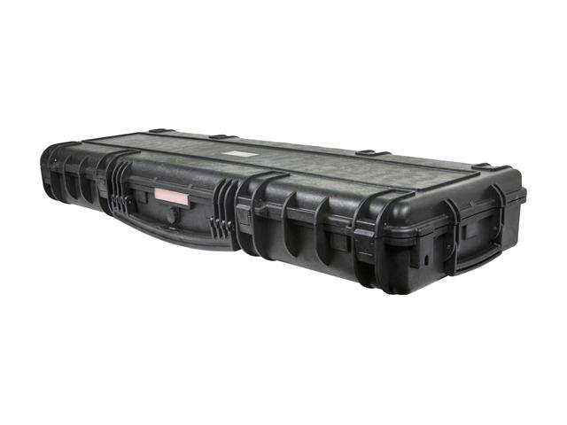 Monoprice Weatherproof Hard Case - 47in x 16in x 6in With Wheels and Customizable Foam, IP67, Shockproof, Customizable Name Plate