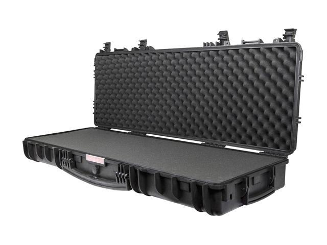 Monoprice Weatherproof Hard Case - 47in x 16in x 6in With Wheels and Customizable Foam, IP67, Shockproof, Customizable Name Plate