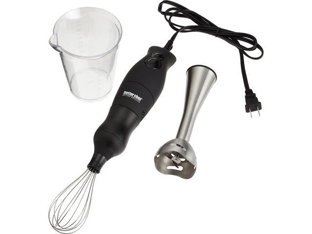 Better Chef IM-806BK DualPro Handheld Immersion Blender-Hand Mixer, Black photo
