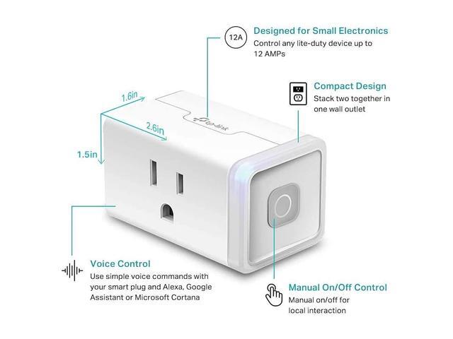 Kasa Smart WiFi Plug Lite by TP-Link - 12 Amp & Reliable Wifi Connection, Compact Design, No Hub Required, Works With Alexa Echo & Google Assistant...