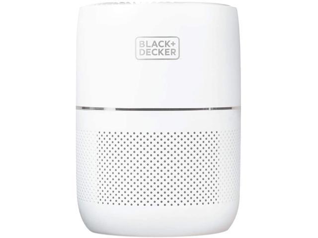 Photos - Air Conditioning Accessory Black&Decker BLACK+DECKER Tabletop 3-Stage Air Purifier with Air Quality Indicator Light, White BAPT02 