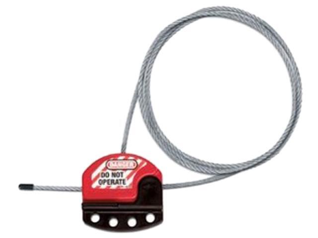 Master Lock Adjustable Cable Lockout,6 ft. Cable S806