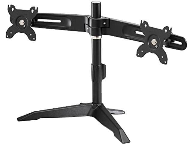 Amer Mounts AMR2SU Amer Mounts Stand Based Dual Monitor Mount for two 15'-24' LCD/LED Flat Panel Screens - Supports up to 26.5lb monitors, +/- 20.