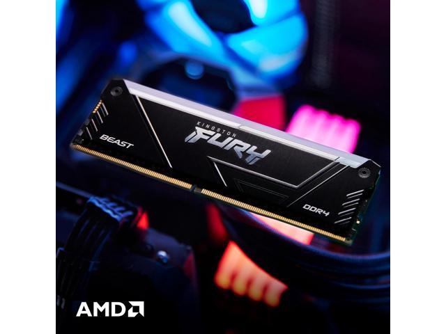32GB Kingston Technology FURY Beast RGB 3200MHz DDR4 Memory Module (1 x 32GB)