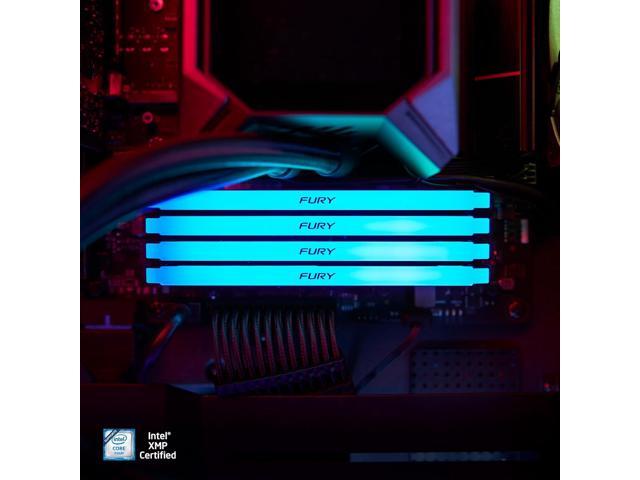 32GB Kingston Technology FURY Beast RGB 3200MHz DDR4 Memory Module (1 x 32GB)
