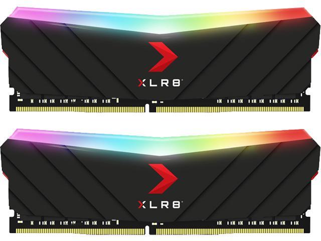 PNY XLR8 Gaming EPIC-X RGB 32GB (2 x 16GB) DDR4 3200MHz 288-pin DIMM Memory Kit MD32GK2D4320016XRGB
