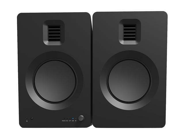Kanto TUK Premium Powered Bookshelf Speakers with Bluetooth - Pair (Matte Black) - image 2