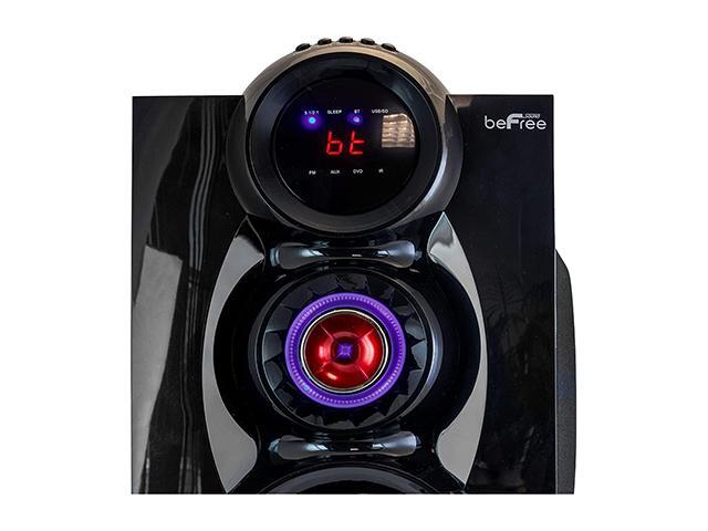 Befree Sound BFS-600 5.1 Channel Surround Sound Bluetooth Speaker System with 6.5 in. Amplifier, Red