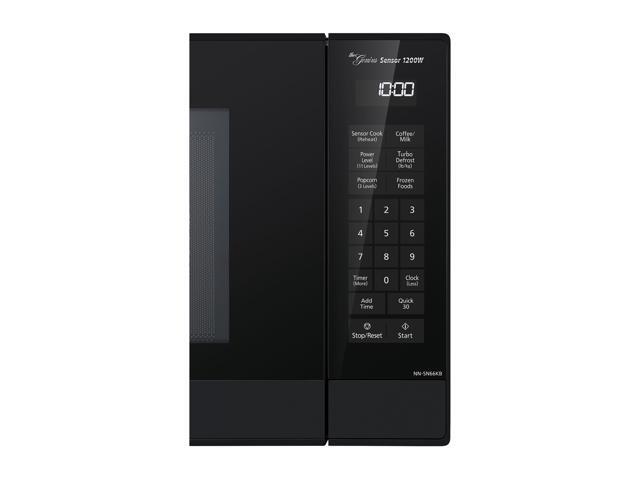 Panasonic - 1.2 Cu. Ft. 1200 Watt SN66KB Microwave with Inverter and Genius Sensor - Black - image 4