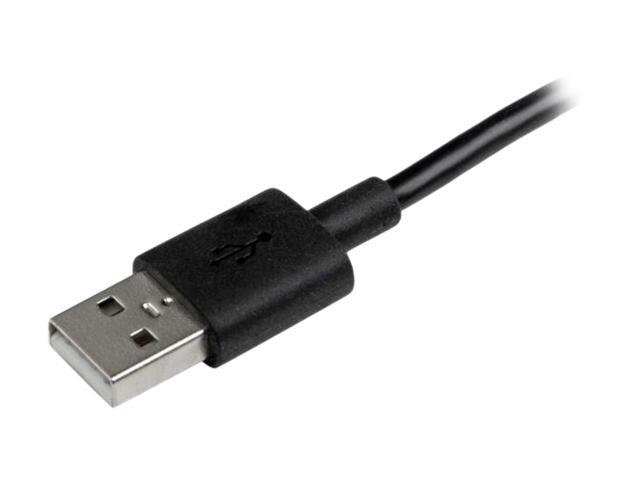 StarTech. com LTUB1MBK 1m (3 ft) Black Apple 8-pin Lightning Connector or Micro USB to USB Combo Cable for iPhone iPod iPad - Charge and Sync Cable