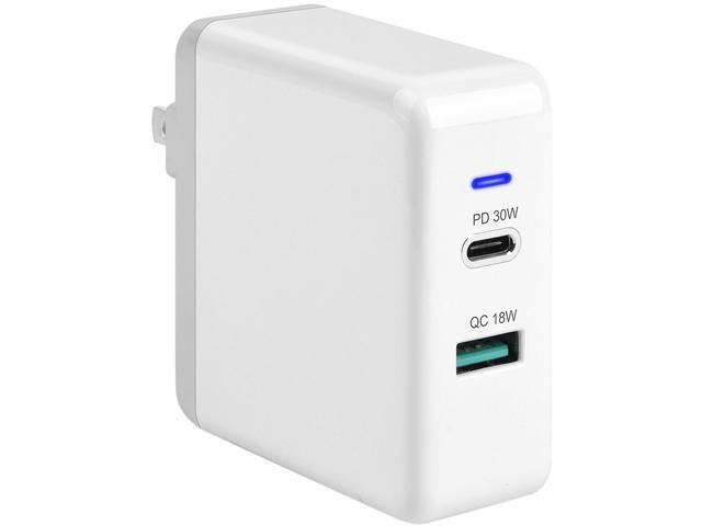 4XEM USB-C USB-A 48W Dual Wall Charger 4XUSBCAPWR48W