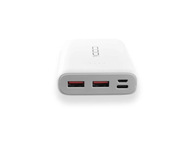 CODi 10,000mAh Quick Charge Power Bank with USB-C, Dual USB-A & Micro-USB Input