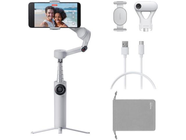 Insta360 - Flow 2 AI Tracker Bundle Gimbal Stabilizer for Smartphones - Stone Gray - image 5