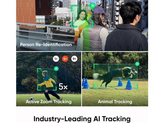 Insta360 - Flow 2 AI Tracker Bundle Gimbal Stabilizer for Smartphones - Stone Gray - image 8