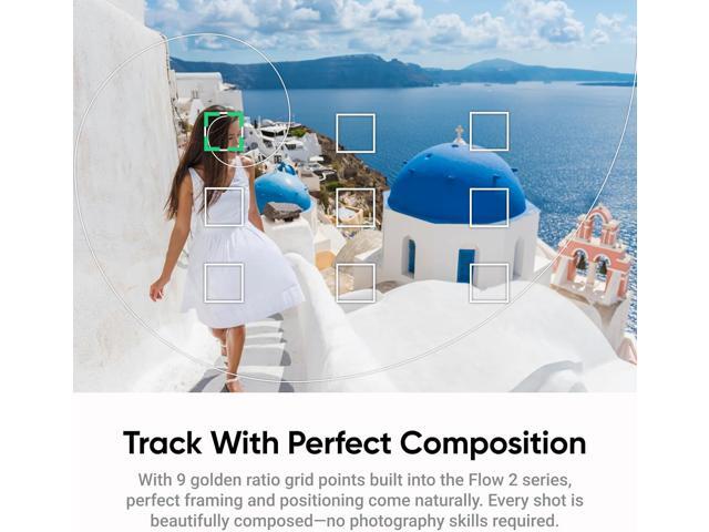 Insta360 - Flow 2 AI Tracker Bundle Gimbal Stabilizer for Smartphones - Stone Gray - image 11