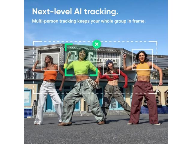 Insta360 - Flow 2 AI Tracker Gimbal Stabilizer for Smartphones - Stone Gray - image 6