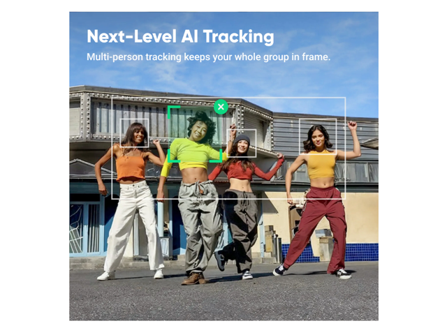 Insta360 - Flow 2 AI Tracker Gimbal Stabilizer for Smartphones - Stone Gray - image 10