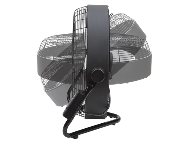 Lasko 20' 3-Speed Pivoting High Velocity Utility Floor or Wall Mount Fan with Remote, H20685, Black