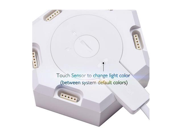 Yescom 11 Pack WiFi Smart LED Light Kit Google Alexa DIY Quantum Lamp Voice Touch Control Home Decoration Indoor