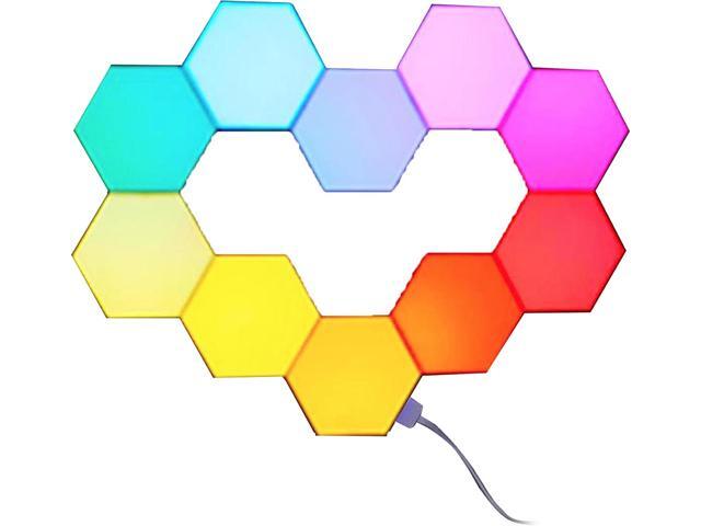 Yescom WiFi Smart LED Light Kit DIY Lamp Voice Control Work with Alexa Google Home 10 Pack Gifts