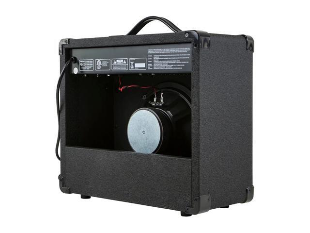 Monoprice 20-Watt 1x8 Guitar Combo Amplifier - Black With 86dB of Gain, 1/4 Inch, Headphone and 3.5mm Aux Mp3 Inputs For Electric Guitars