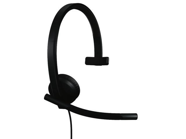 Logitech H570e USB Headset With Microphone for PC and Mac, USB-A Wired Headset With Mono Sound, Noise-Canceling Mics and Inline Controls, Certified...