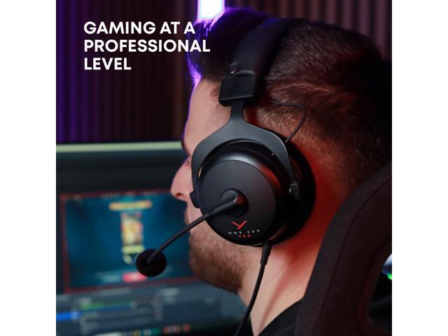 Beyerdynamic MMX 300 PRO Closed Gaming Headset with Stellar.45 Driver and Condenser Microphone, Wired Gaming Headset Suitable for PC, Gaming...