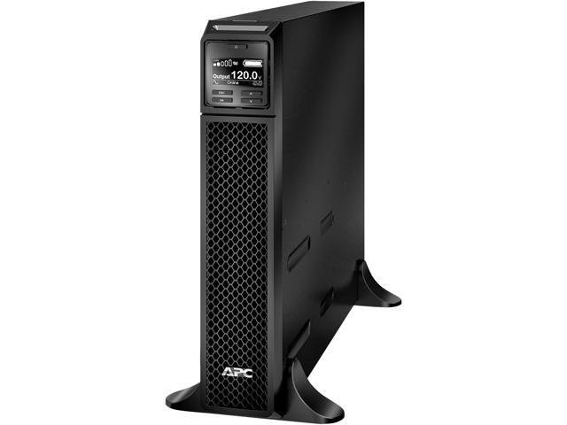 APC SRT1500XLA Smart-UPS On-Line, 1500VA, Tower, 120V, 6x 5-15R NEMA outlets, SmartSlot, Extended runtime, W/O rail kit - Rack-mountable - 3 Hour...