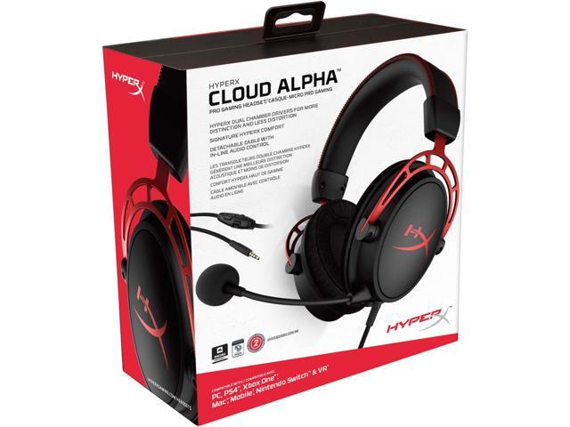 HyperX - Cloud Alpha Wired Gaming Headset for PC, Xbox X|S, Xbox One, PS5, PS4, Nintendo Switch, and Mobile - Black/Red - image 6