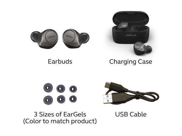 Jabra Elite 75t Voice Assistant Enabled True Wireless earbuds with Charging Case