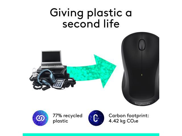 Logitech - M310 Wireless Optical Ambidextrous Mouse - Wireless - Black - image 5