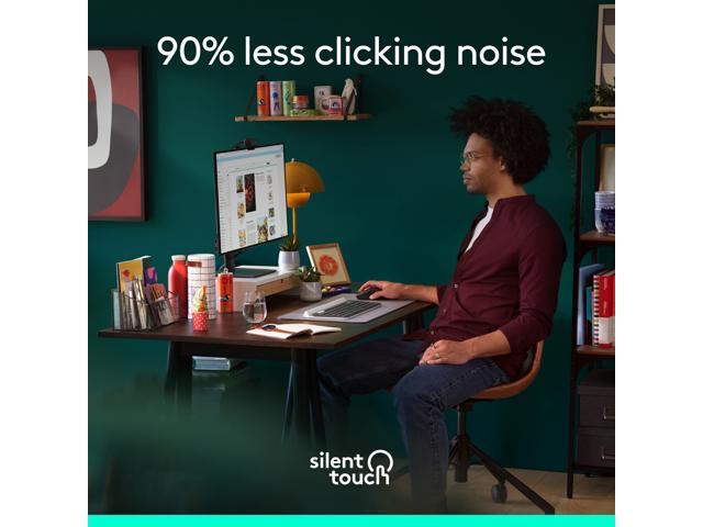 Logitech - Signature M650 L Full-size Wireless Optical Scroll Mouse with Silent Clicks - Wireless - Red - image 4