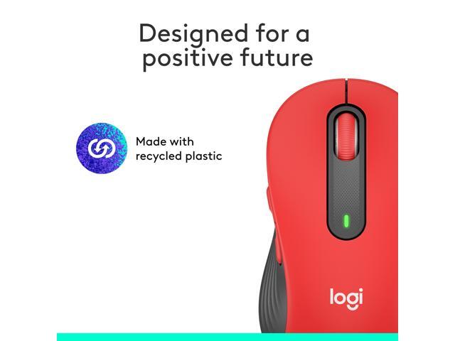 Logitech - Signature M650 L Full-size Wireless Optical Scroll Mouse with Silent Clicks - Wireless - Red - image 10