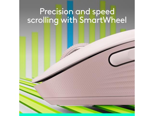 Logitech - Signature M650 Wireless Optical Mouse with Silent Clicks - Wireless - Rose - image 2