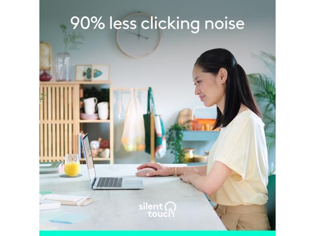 Logitech - Signature M650 Wireless Optical Mouse with Silent Clicks - Wireless - Rose - image 4