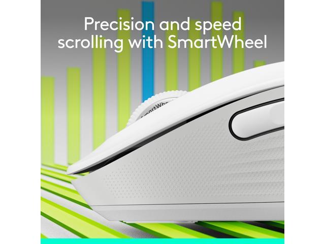 Logitech - Signature M650 Wireless Optical Mouse with Silent Clicks - Wireless - Off-White - image 2