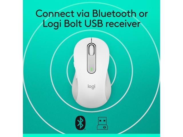 Logitech - Signature M650 Wireless Optical Mouse with Silent Clicks - Wireless - Off-White - image 6