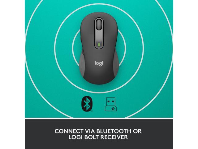 Logitech - Signature M650 L for Business Wireless Optical Mouse For Large Sized Hands - Wireless - Graphite - image 3