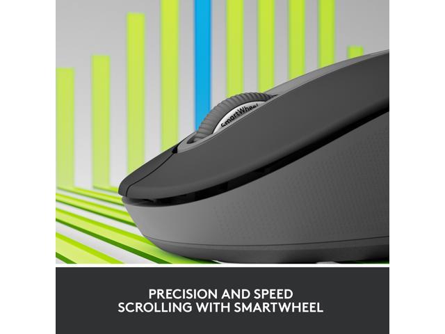 Logitech - Signature M650 L for Business Wireless Optical Mouse For Large Sized Hands - Wireless - Graphite - image 5