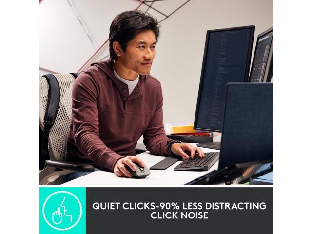 Logitech - MX MASTER 3S Bluetooth Edition for Business Performance Wireless Mouse - Wireless - Graphite - image 4