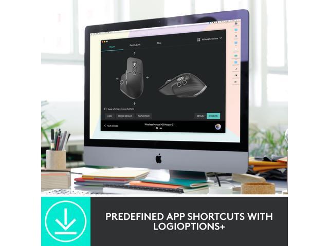 Logitech - MX MASTER 3S Bluetooth Edition for Business Performance Wireless Mouse - Wireless - Graphite - image 7