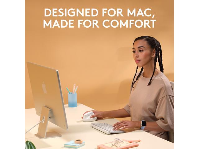 Logitech Lift for Mac Wireless Vertical Ergonomic Mouse, Bluetooth, Quiet Clicks, Silent Smartwheel, 4 Customisable Buttons, for...