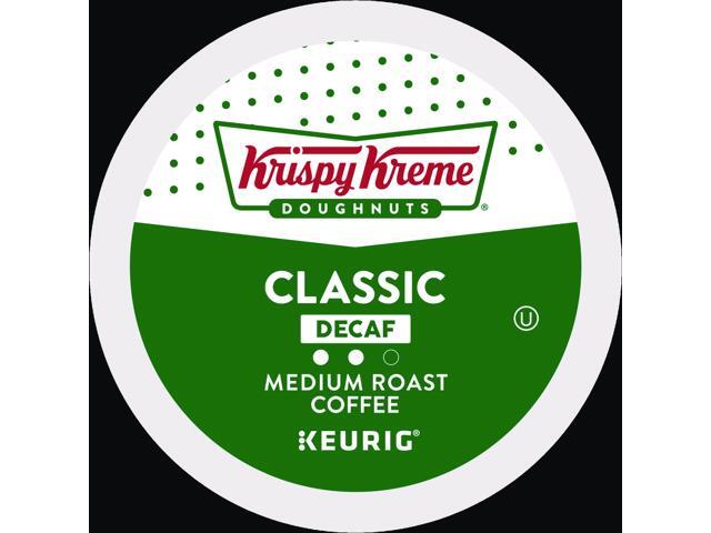 Krispy Kreme Doughnuts Classic Decaf Coffee K-Cups, Keurig Single-Serve K-Cup Pods, Medium Roast Coffee, 24 Count/Box