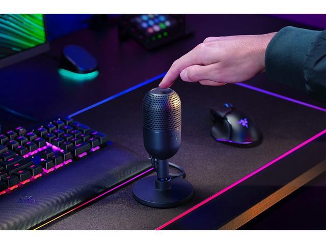 Razer - Seiren V3 Mini Wired Ultra-compact Condenser USB Microphone - Black - image 7