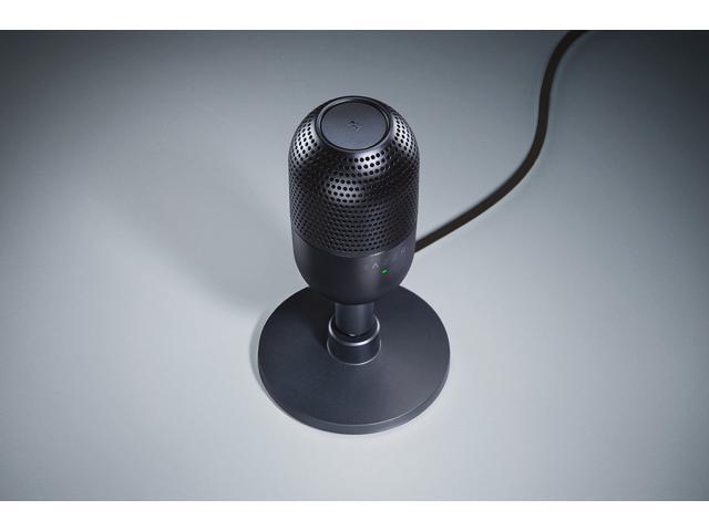 Razer - Seiren V3 Mini Wired Ultra-compact Condenser USB Microphone - Black - image 4