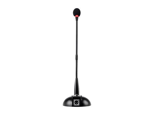 Monoprice 114891 Commercial Audio Desktop Paging Microphone with On/Off Button (NO LOGO)