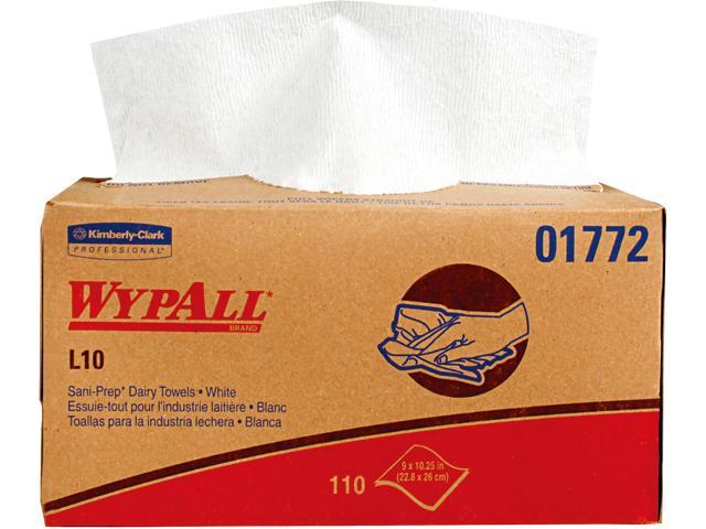 Photos - Other kitchen appliances WypAll L10 Disposable Towels , Dairy Towels, 1-PLY, Pop-Up Box, Whi(01772)