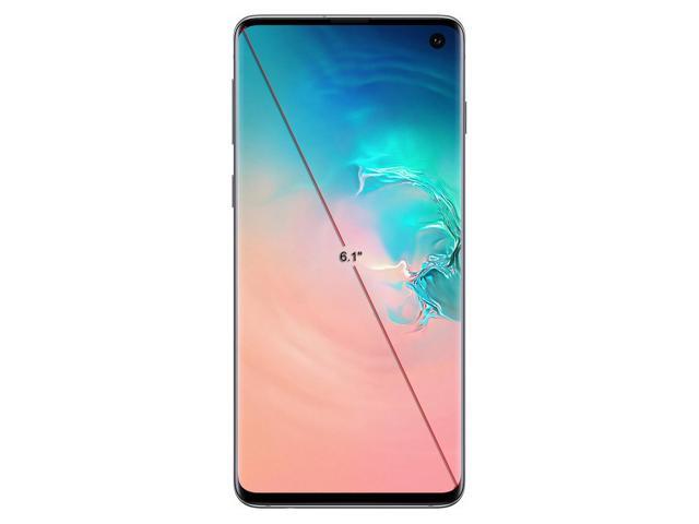 Samsung Galaxy S10 G973 128GB Unlocked GSM LTE Phone with Triple 12 MP + 12 MP + 16 MP Rear Camera - Prism White (International Version)