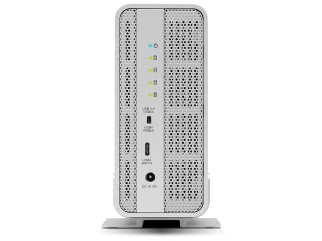 OWC Express 4M2 Four-Slot USB4 (40Gb/s) RAID Storage Enclosure for NVMe M.2 2230/2242/2280 SSDs (Enclosure Only)